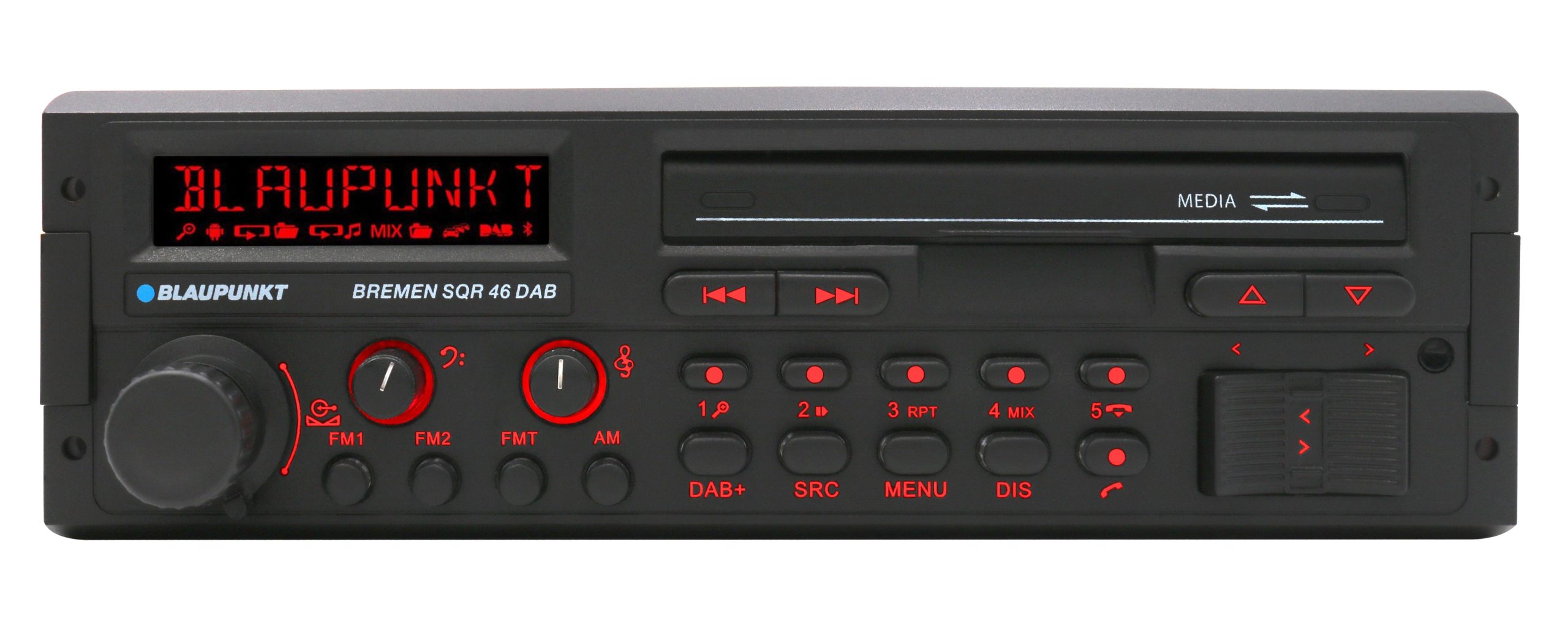 Blaupunkt Bremen SQR 46 DAB Retro Bluetooth Single DIN Stereo