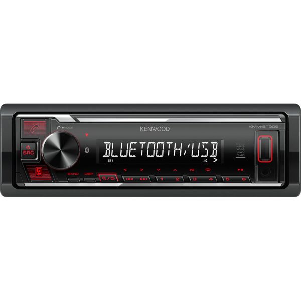 Kenwood KMM-BT209 Mechless Single DIN Bluetooth Stereo