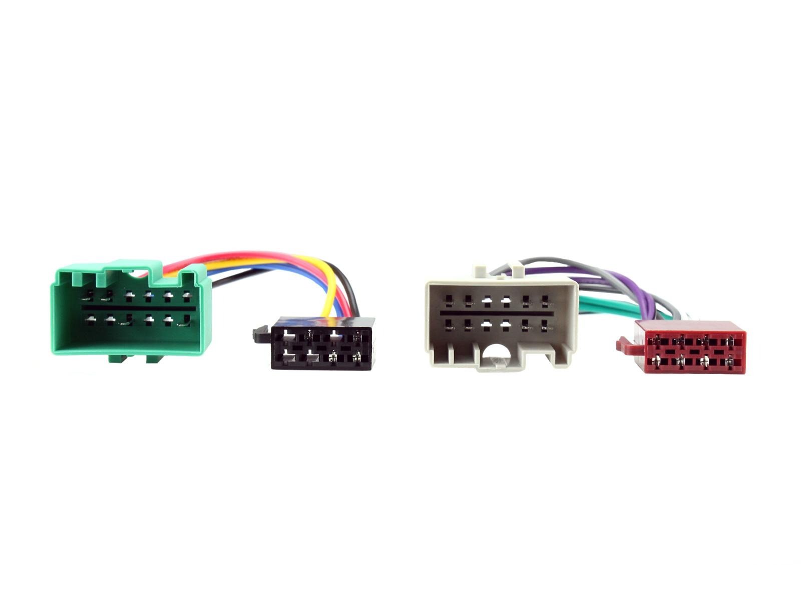 Connects2 CT20VL02 ISO wiring harness for Volvo green/grey connectors