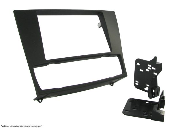 Connects2 CT23BM01 BMW E9x Double-DIN Fascia – Automatic A/C, Modification Required