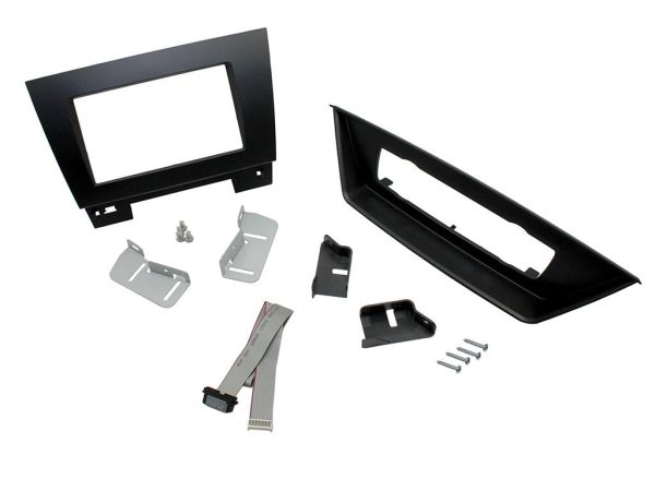 Connects2 CT23BM12 Black BMW X1 Double-DIN Fascia – Auto Climate, Cutting Required