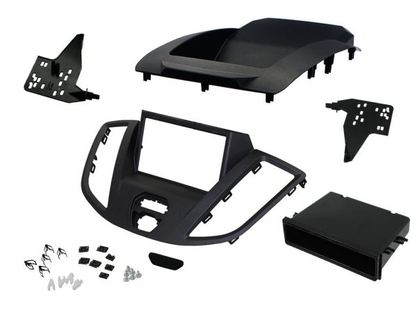 Connects2 CT23FD65 Dark-Grey Transit Double-DIN Fascia – No 4.2-inch Screen, Cutting Required