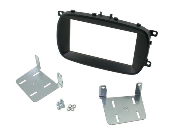 Connects2 CT23FT22 Black Fiat 500X Double-DIN Fascia – Maximum Depth 145mm