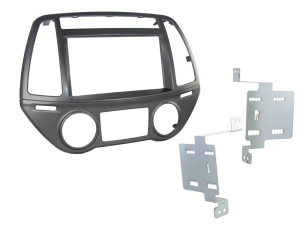 Connects2 CT23HY34 Silver i20 Double-DIN Fascia – Automatic A/C Only