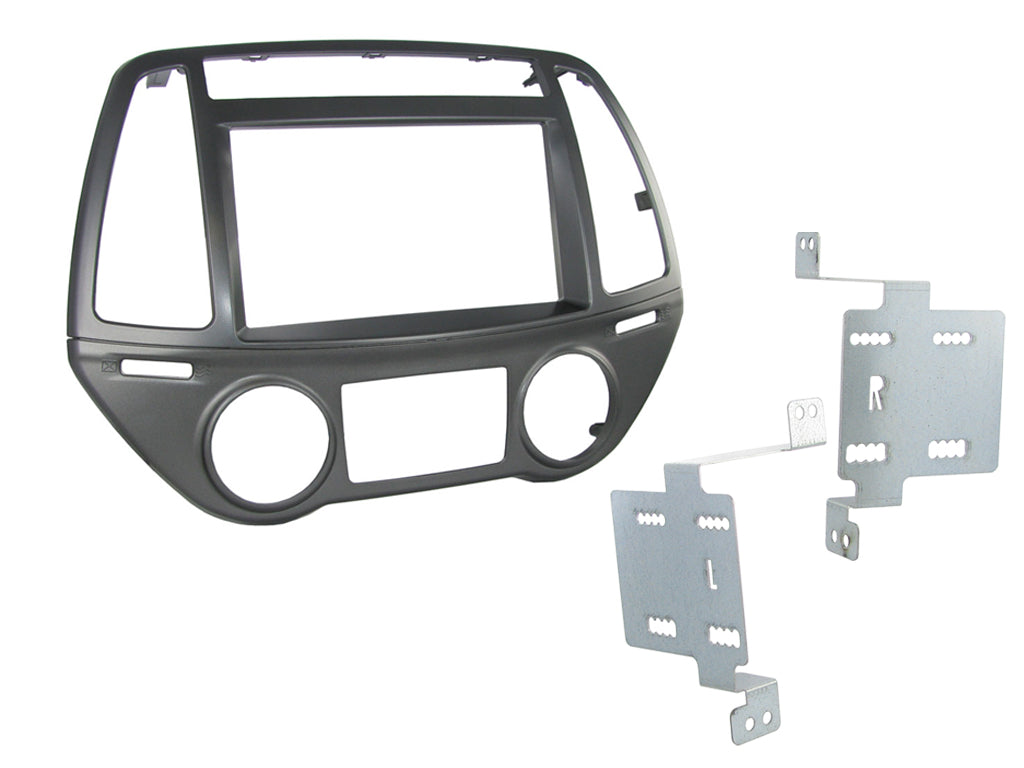 Connects2 CT23HY34 Silver i20 Double-DIN Fascia – Automatic A/C Only
