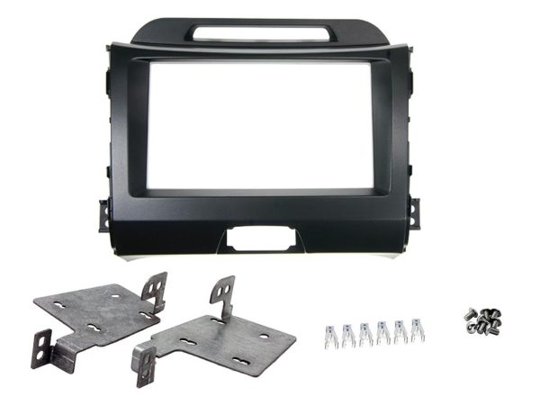 Connects2 CT23KI24 Black European-Spec Sportage Double-DIN Fascia