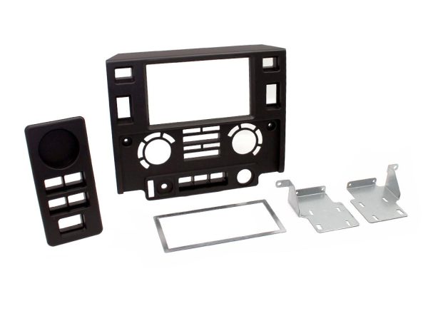 Connects2 CT23LR04 Black Defender Double-DIN Fascia – Cutting Required