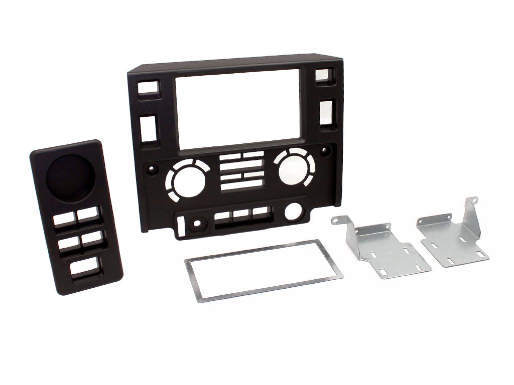 Connects2 CT23LR04 Black Defender Double-DIN Fascia – Cutting Required