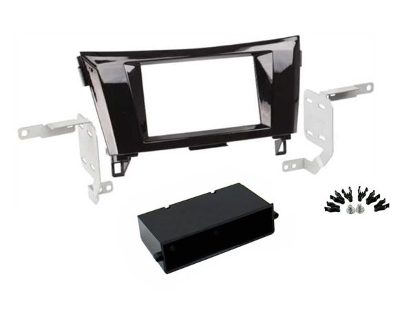 Connects2 CT23NS20 Gloss-Black Nissan Double-DIN Fascia – Original CT23NS20