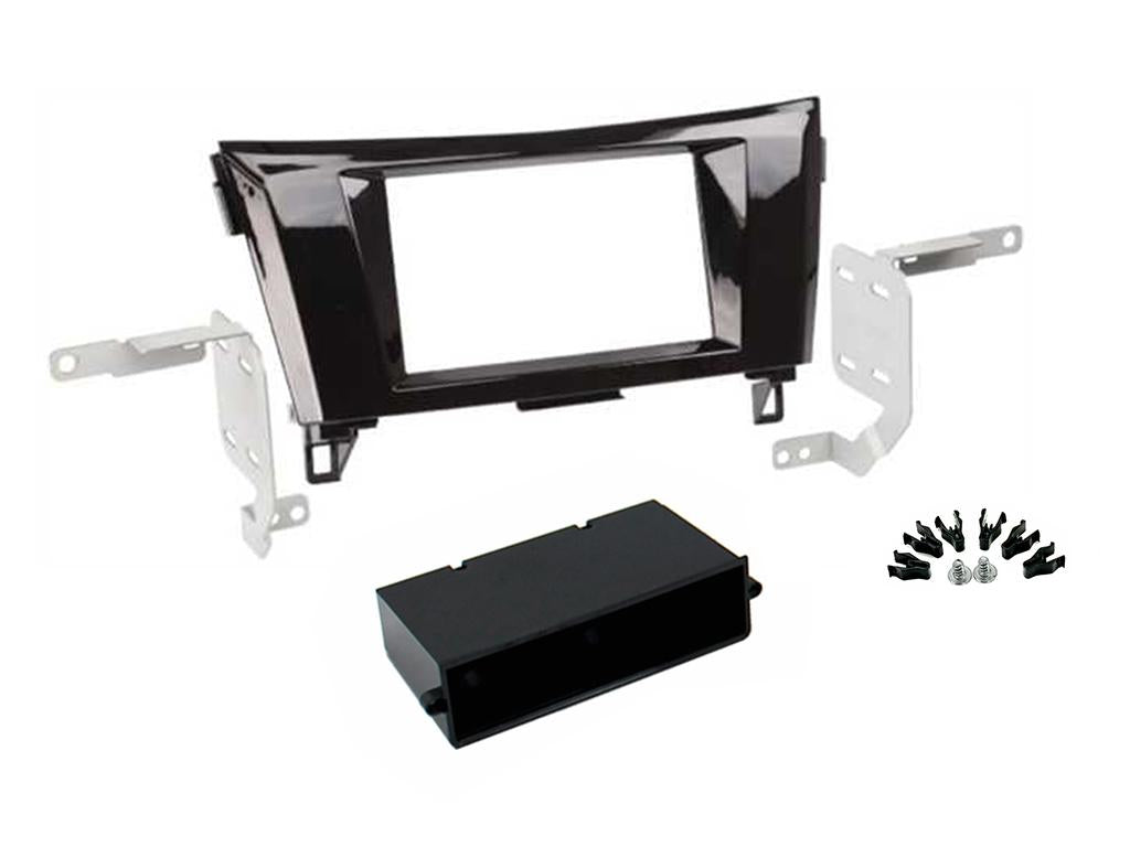 Connects2 CT23NS20 Gloss-Black Nissan Double-DIN Fascia – Original CT23NS20