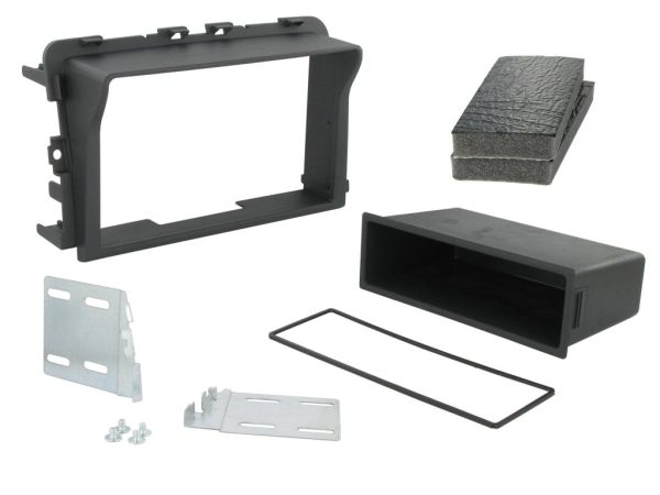 Connects2 CT23RT05 Black Trafic Double-DIN Fascia – Original Display Not Retained