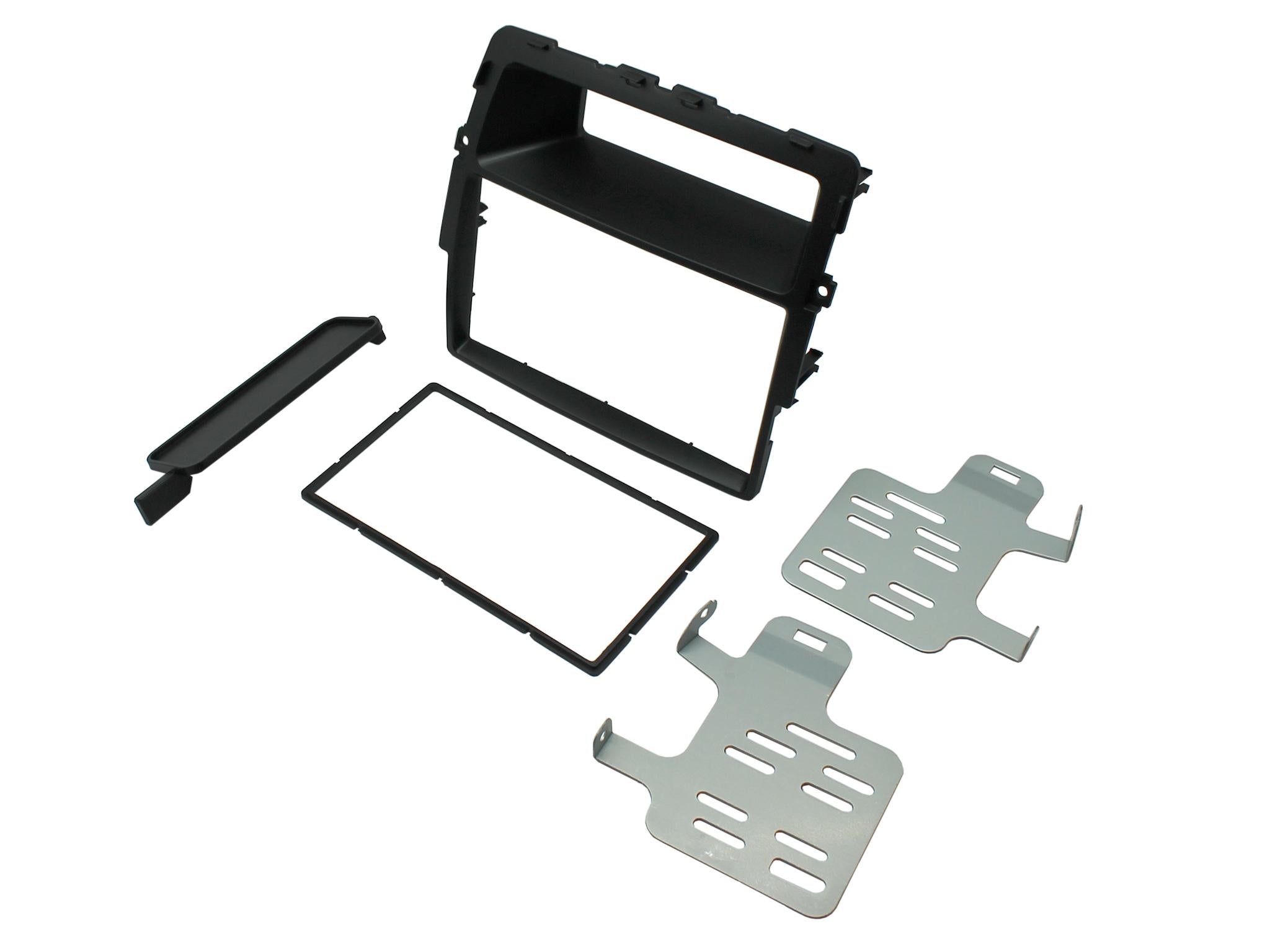 Connects2 CT23RT06 Black Trafic Double-DIN Fascia – Reuses Original Display
