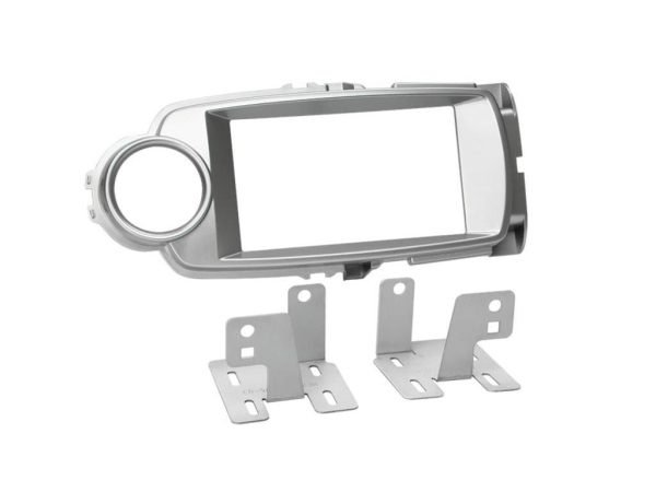 Connects2 CT23TY32 Silver Yaris Double-DIN Fascia