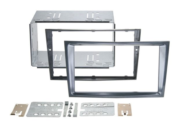 Connects2 CT23VX35 Stealth-Black Vauxhall Double-DIN Fascia – Centre Crease