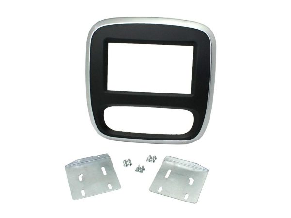 Connects2 CT23VX50 Black/Silver Vivaro Double-DIN Fascia