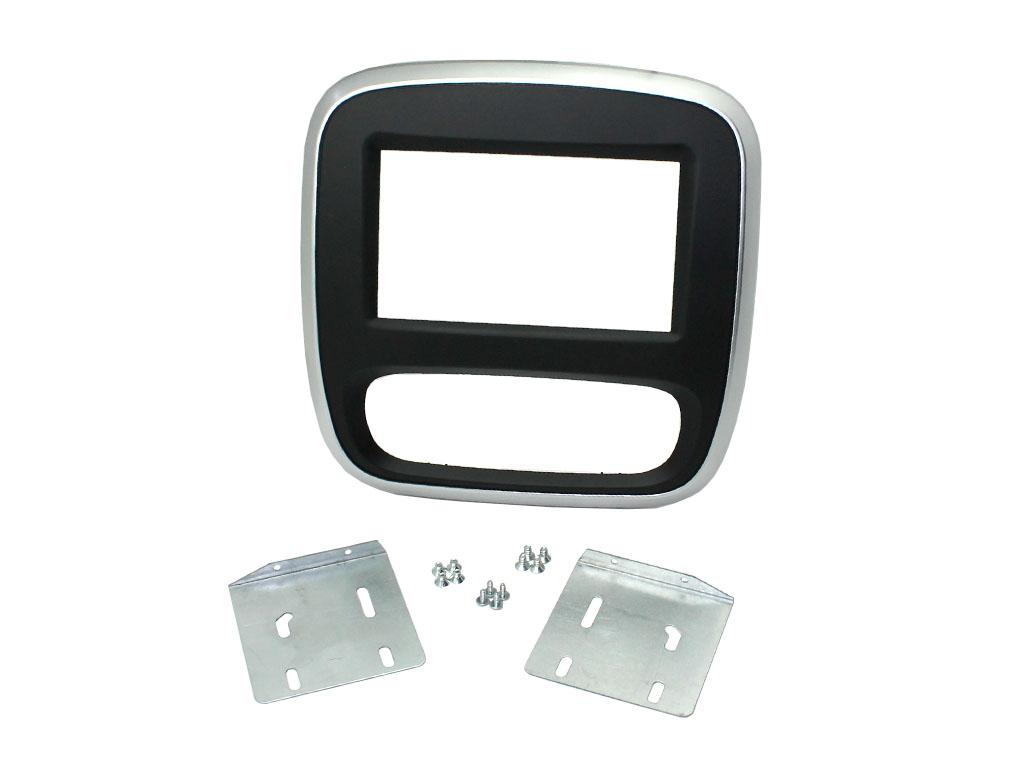 Connects2 CT23VX50 Black/Silver Vivaro Double-DIN Fascia