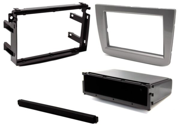 Connects2 CT24AR14 Gloss Silver Fascia with Pocket for Alfa Romeo MiTo