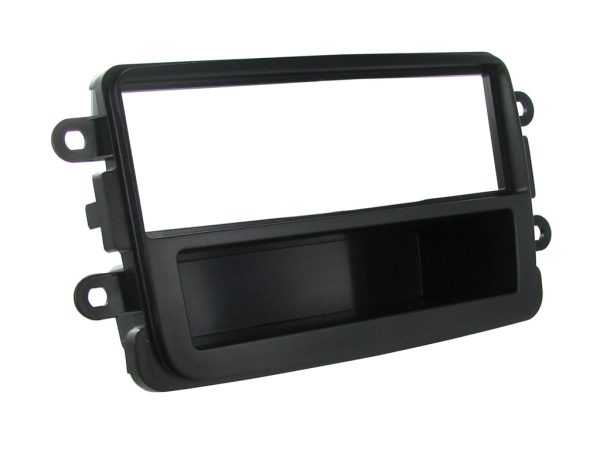 Connects2 CT24DC01 Dacia Single-DIN Fascia with Pocket — Matte Black