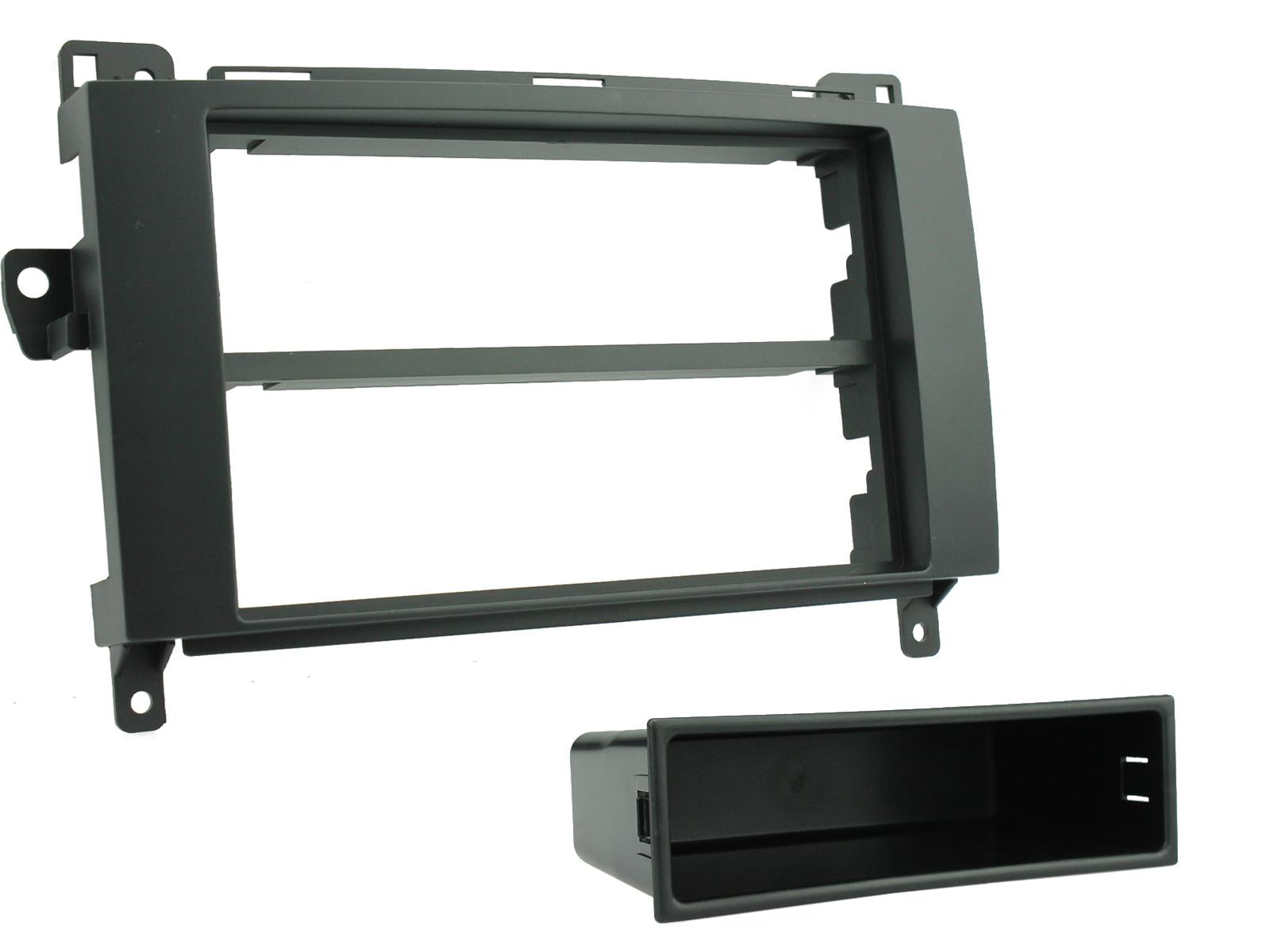 Connects2 CT24MB06 Mercedes Single-DIN Fascia with Pocket — Black