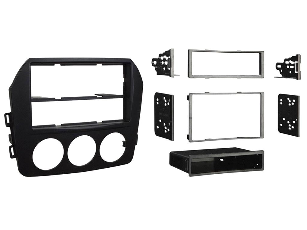 Connects2 CT24MZ20 Matte Black Single/Double-DIN Fascia for Mazda MX-5