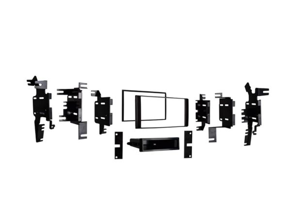 Connects2 CT24NS30 Nissan Single/Double-DIN Fascia Kit — Black