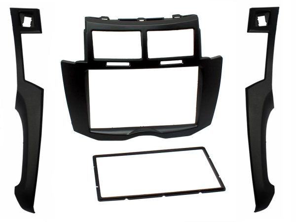 Connects2 CT24TY30 Dark Grey Double-DIN Fascia for Toyota Yaris