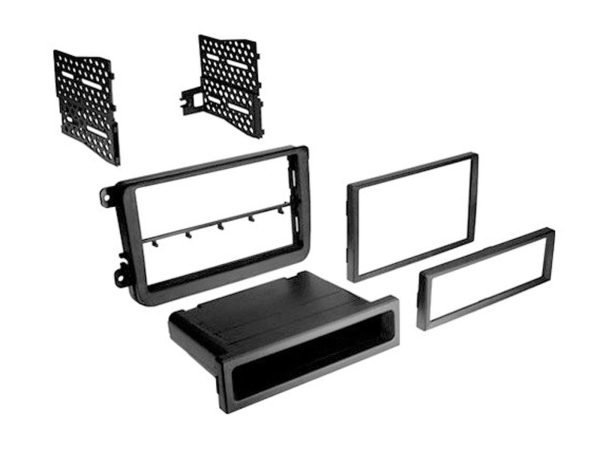 Connects2 CT24VW09 Black Fascia with Pocket and Brackets for Volkswagen