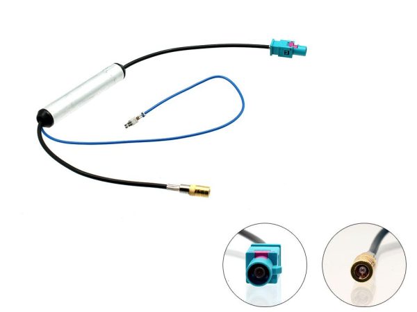 Connects2 CT27AA111 Powered Fakra Male to SMB Female Aerial Adapter
