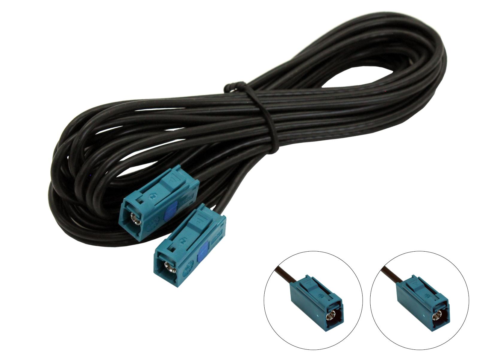 Connects2 CT27AA154 5m Female to Female Fakra Aerial Cable