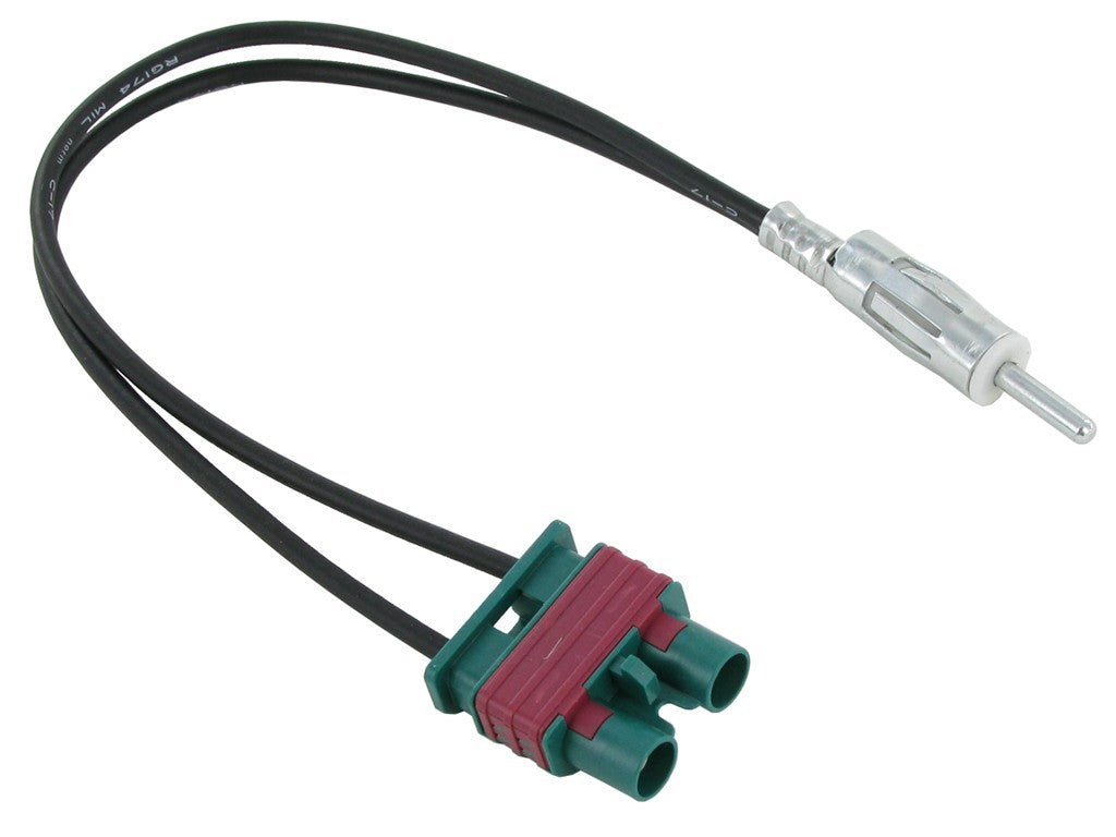 Connects2 CT27AA35 Volvo Dual-Fakra to DIN Aerial Adapter