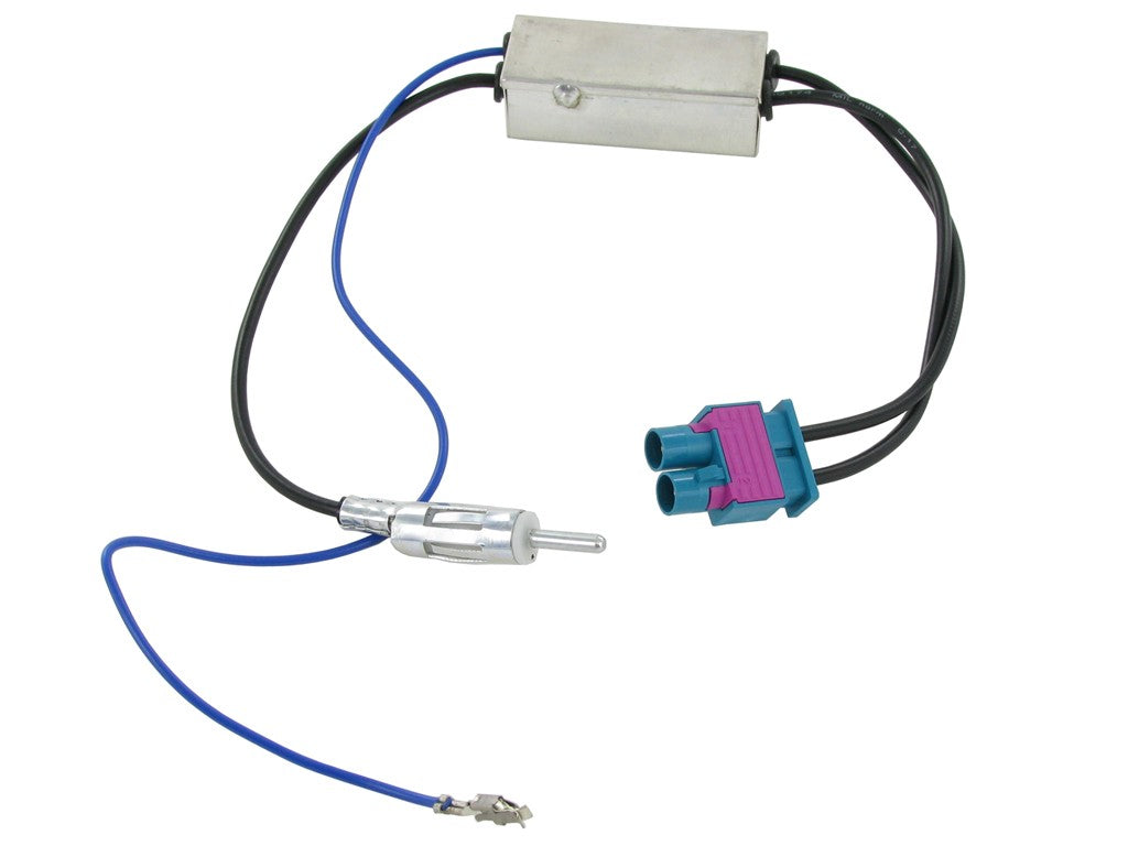 Connects2 CT27AA56 Twin Fakra to DIN Aerial Adapter with Phantom Power