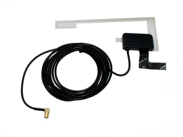 Connects2 CT27UV62 Amplified RHD Glass-Mount DAB Antenna — SMB, 3m