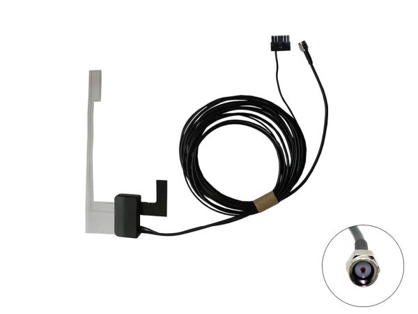 Connects2 CT27UV63 Amplified LHD Glass-Mount DAB Aerial — SMA, 3m