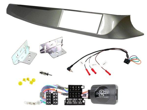 Connects2 CTKAR03 silver double-DIN fitting kit for Alfa Romeo Giulietta