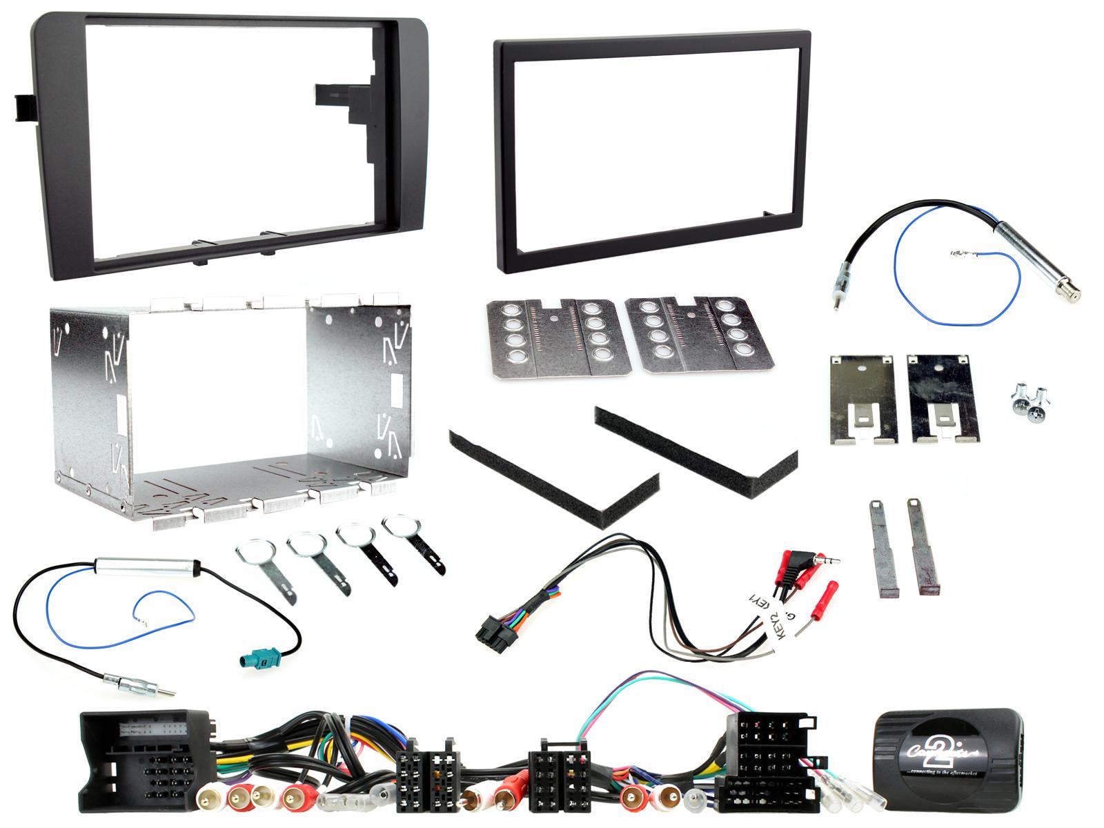 Connects2 CTKAU01 Audi A3 8P 2003–2012 fitting kit – black