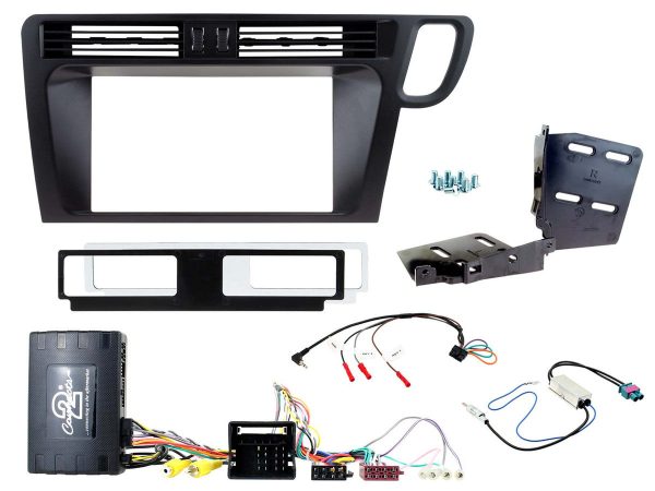 Connects2 CTKAU20 Audi Q5 8R RHD non-MMI amplified double-DIN fitting kit