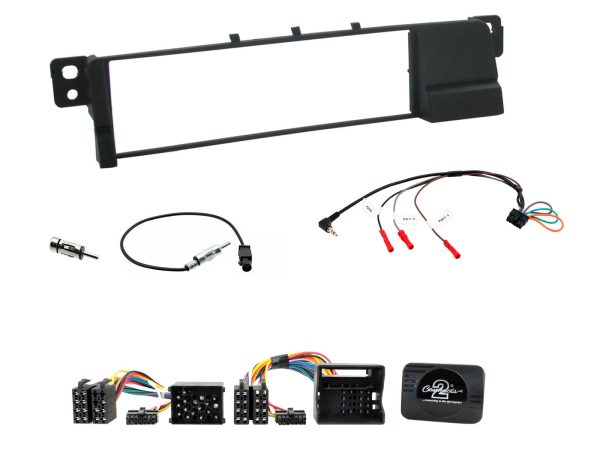 Connects2 CTKBM07 BMW E46 Single-DIN Fitting Kit — Non-Amplified
