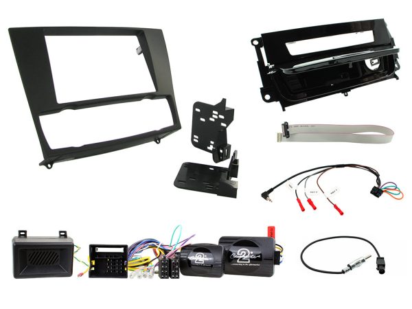 Connects2 CTKBM20 BMW 3 Series double-DIN fitting kit with button relocation