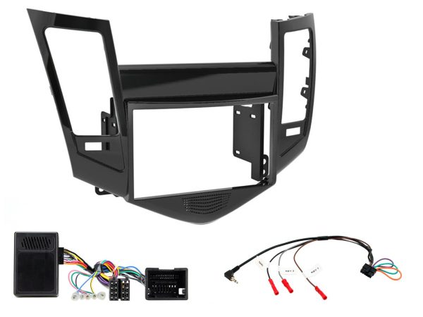 Connects2 CTKCV01 black double-DIN fitting kit for Chevrolet Cruze