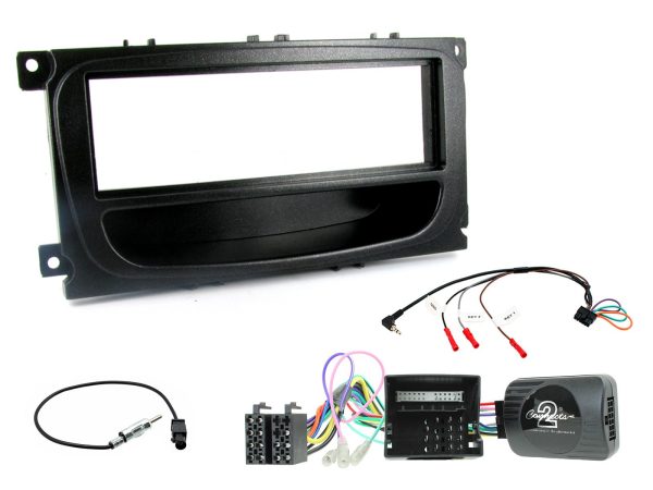 Connects2 CTKFD61 Black Single-DIN Fitting Kit for Ford Focus / Mondeo