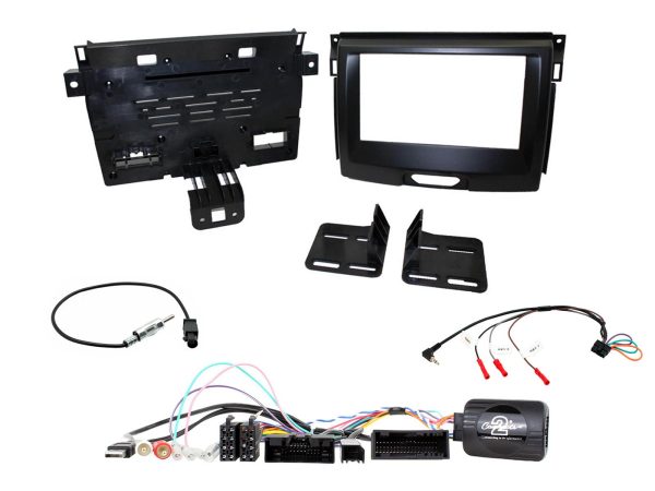Connects2 CTKFD65 Ford Ranger / Everest CD-radio fitting kit – flat black