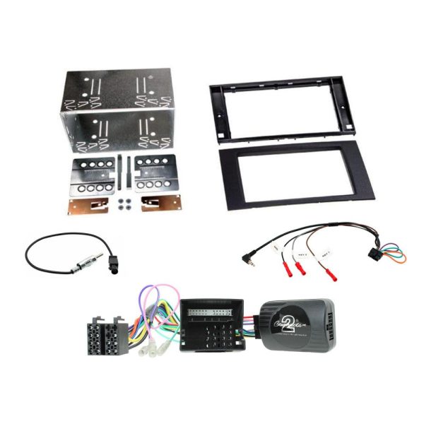 Connects2 CTKFD75 black double-DIN fitting kit for selected Ford vehicles