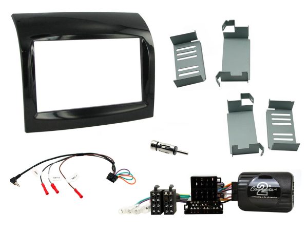 Connects2 CTKFT09 Fiat Ducato Euro 5 double-DIN fitting kit – black