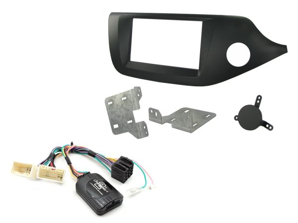 Connects2 CTKKI26 black double-DIN fitting kit for Kia Cee’d / Pro-Cee’d