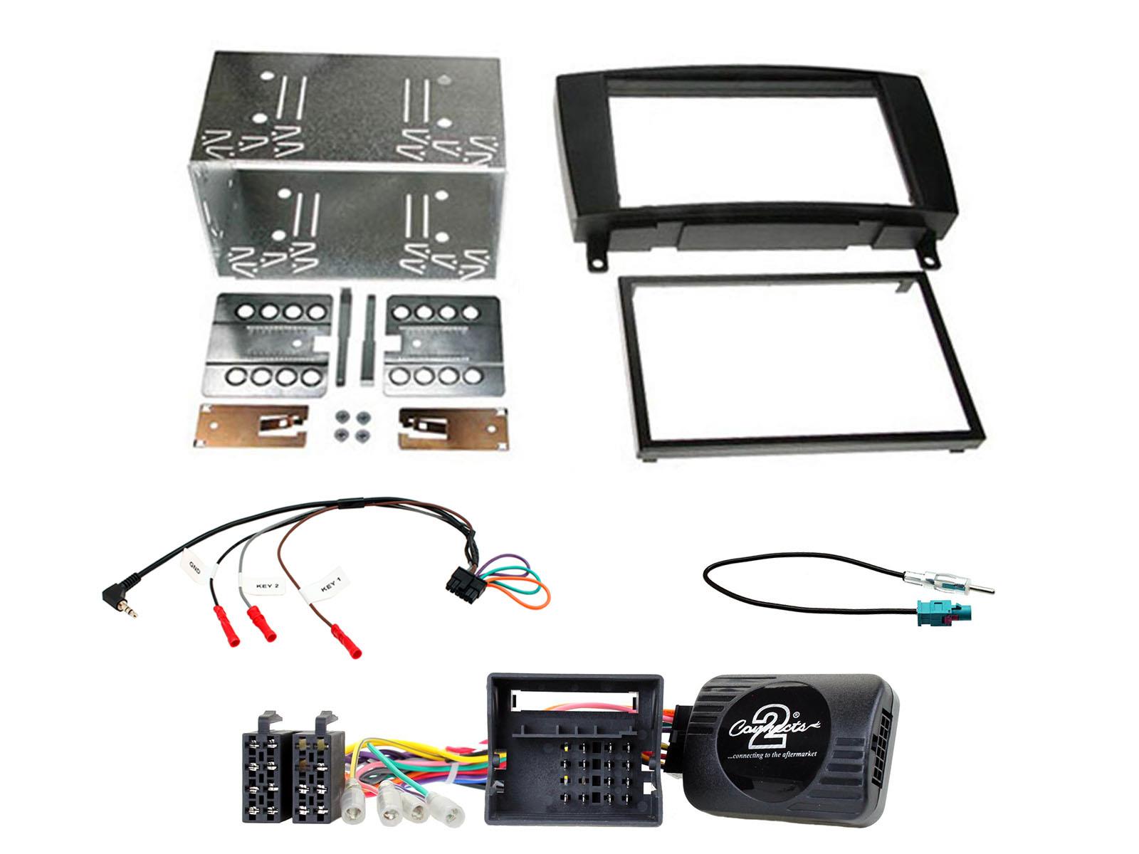 Connects2 CTKMB15 Double-DIN Fitting Kit for Mercedes CLK