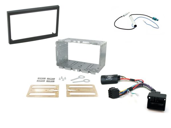Connects2 CTKPE03 Peugeot double-DIN fitting kit – black