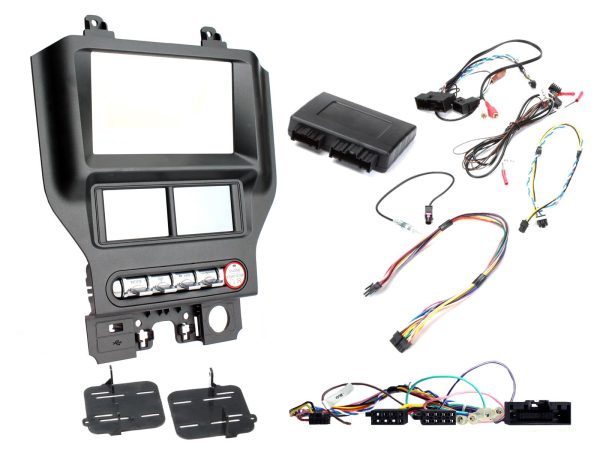 Connects2 CTKPFD10 Ford Mustang RHD touchscreen-control fitting kit – gun metal