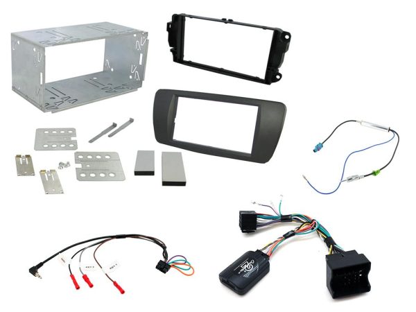 Connects2 CTKST02 Nite Black double-DIN fitting kit for SEAT Ibiza