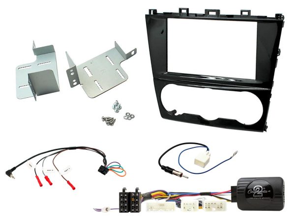 Connects2 CTKSU02 black double-DIN fitting kit for Subaru Forester / XV