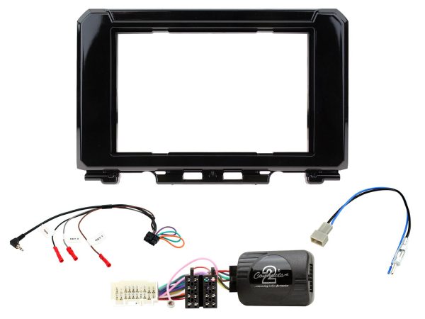 ACV CTKSZ13 Suzuki Jimny gloss-black double-DIN fitting kit